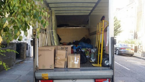 A professional Man and Van service vehicle parked in Twickenham.