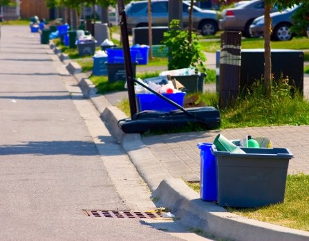 Recycling bins for residential waste management in Twickenham