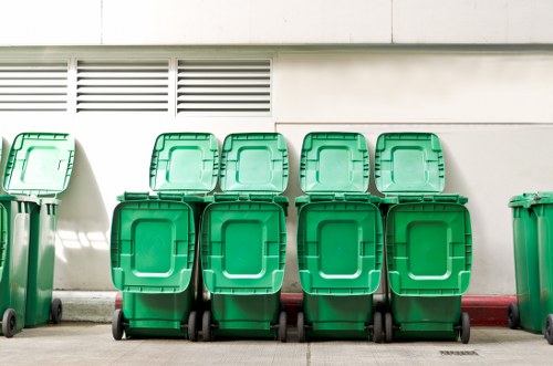 Industrial recycling facilities processing large-scale waste in Twickenham