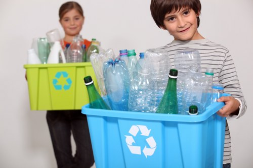 Recycling process for skip hire waste